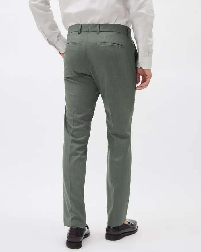 RWandCO Suits SlimFit Green Suit Pant Green Basil 8211 Men RWandCO Suits SlimFit Green Suit Pant Green Basil 8211 Men