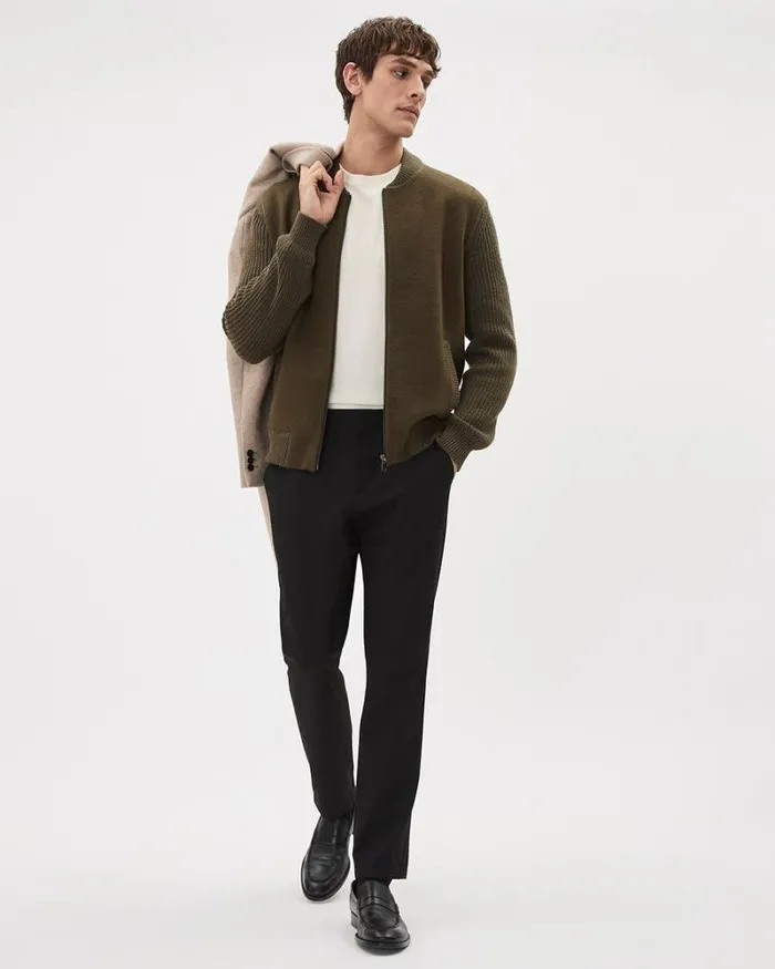 RWandCO Sweaters and Cardigans Boiled Wool Cardigan Evening Grove 8211 Men RWandCO Sweaters and Cardigans Boiled Wool Cardigan Evening Grove 8211 Men