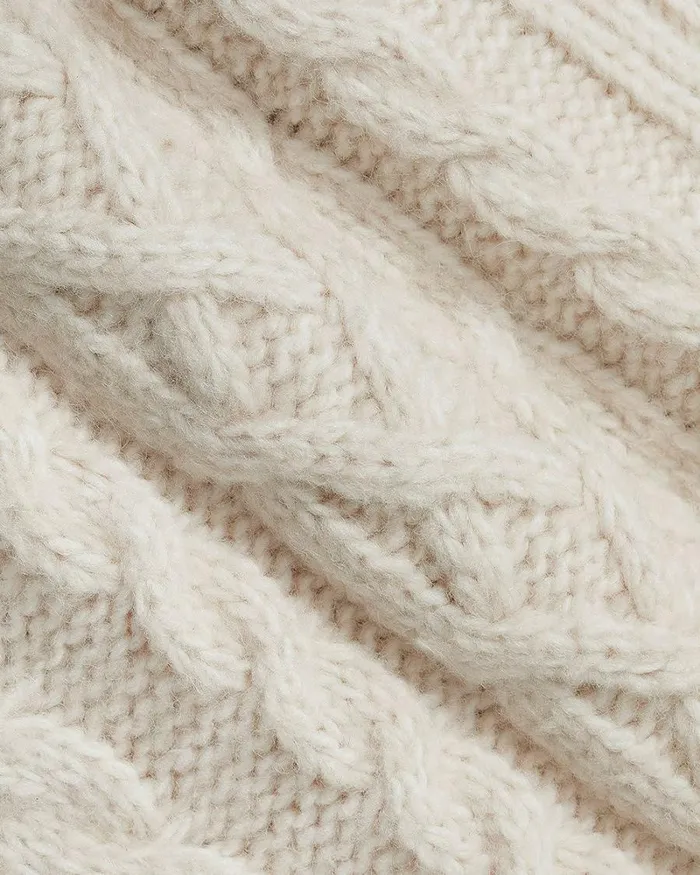 RWandCO Sweaters and Cardigans ElbowSleeve FunnelNeck Zipped Vest Birch 8211 Women RWandCO Sweaters and Cardigans ElbowSleeve FunnelNeck Zipped Vest Birch 8211 Women