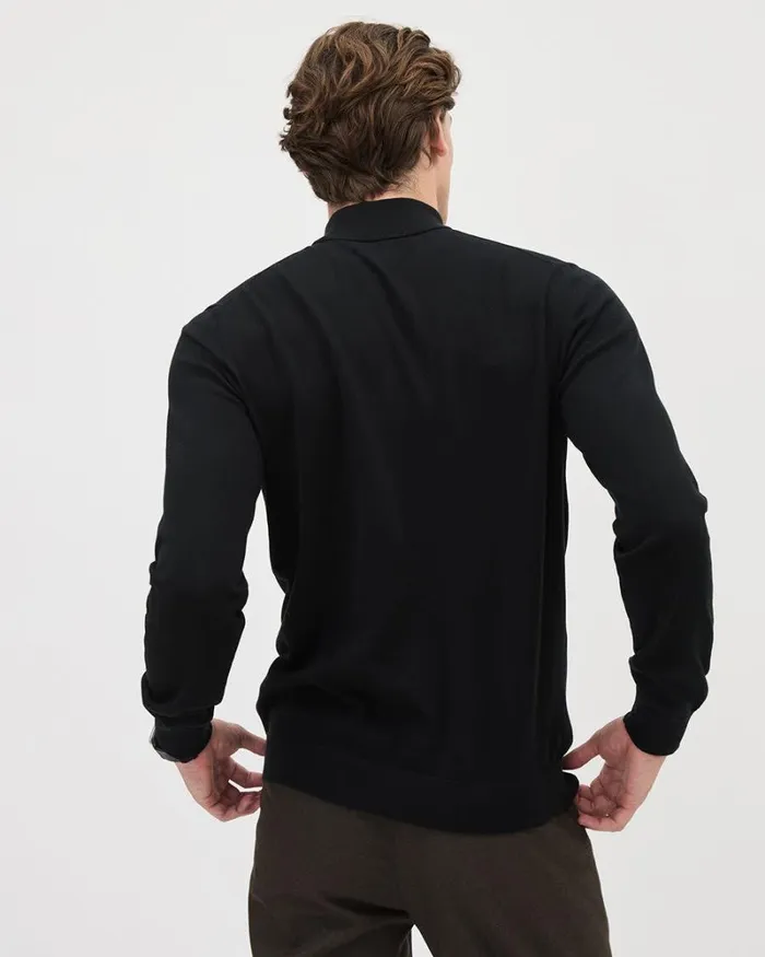 RWandCO Sweaters and Cardigans LongSleeve MockNeck Sweater Black 8211 Men RWandCO Sweaters and Cardigans LongSleeve MockNeck Sweater Black 8211 Men