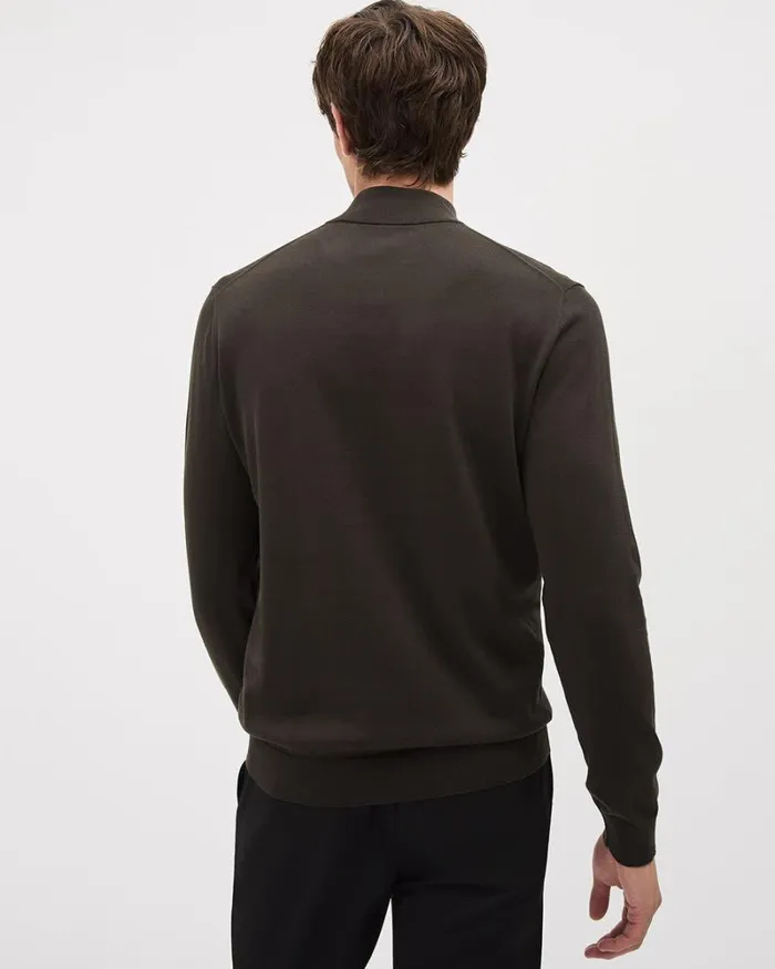 RWandCO Sweaters and Cardigans LongSleeve MockNeck Sweater Espresso Bean 8211 Men RWandCO Sweaters and Cardigans LongSleeve MockNeck Sweater Espresso Bean 8211 Men
