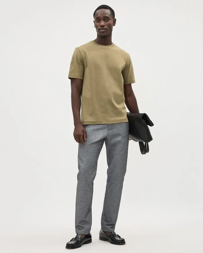 RWandCO TShirts Interlock CrewNeck TShirt Tea Leaf 8211 Men