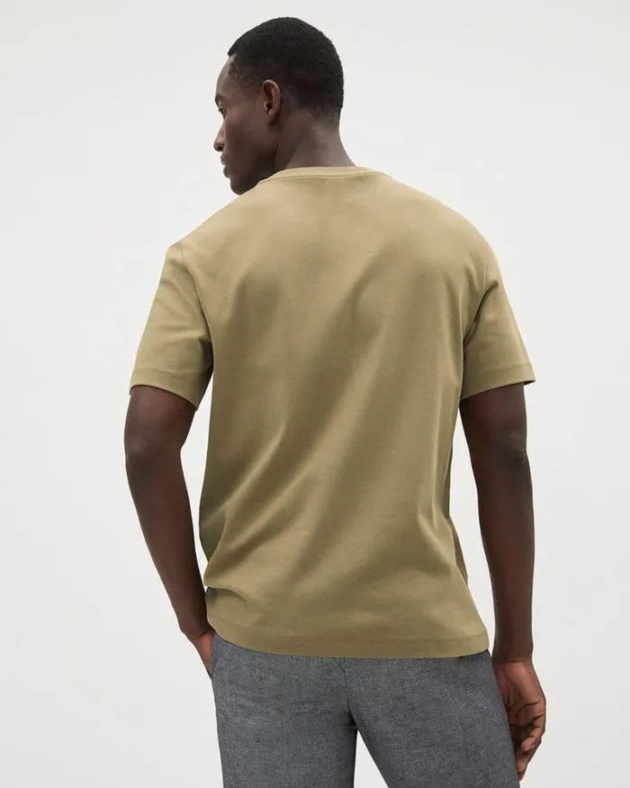 RWandCO TShirts Interlock CrewNeck TShirt Tea Leaf 8211 Men