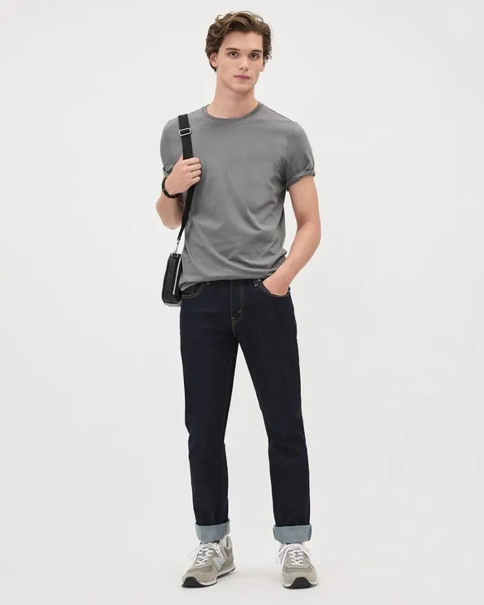 RWandCO TShirts ShortSleeve CrewNeck Solid Tee North Clay 8211 Men