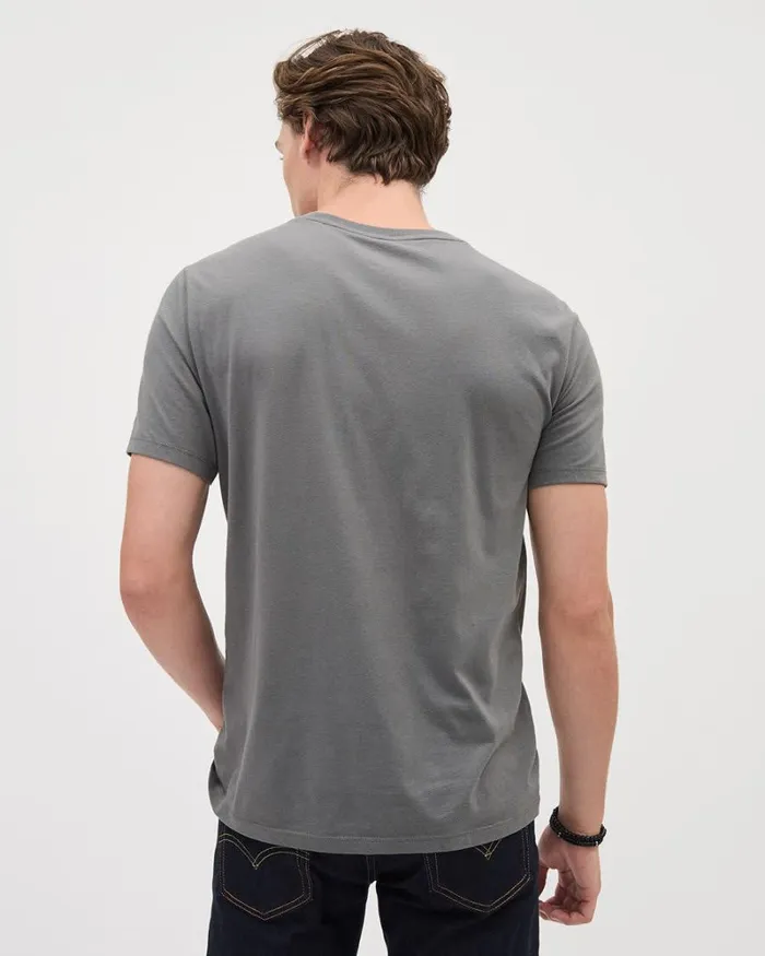 RWandCO TShirts ShortSleeve CrewNeck Solid Tee North Clay 8211 Men
