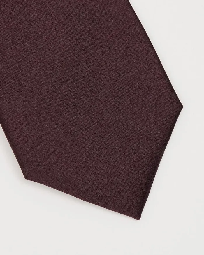 RWandCO Ties and Bow Ties Burgundy Regular Tie Burgundy 8211 Men