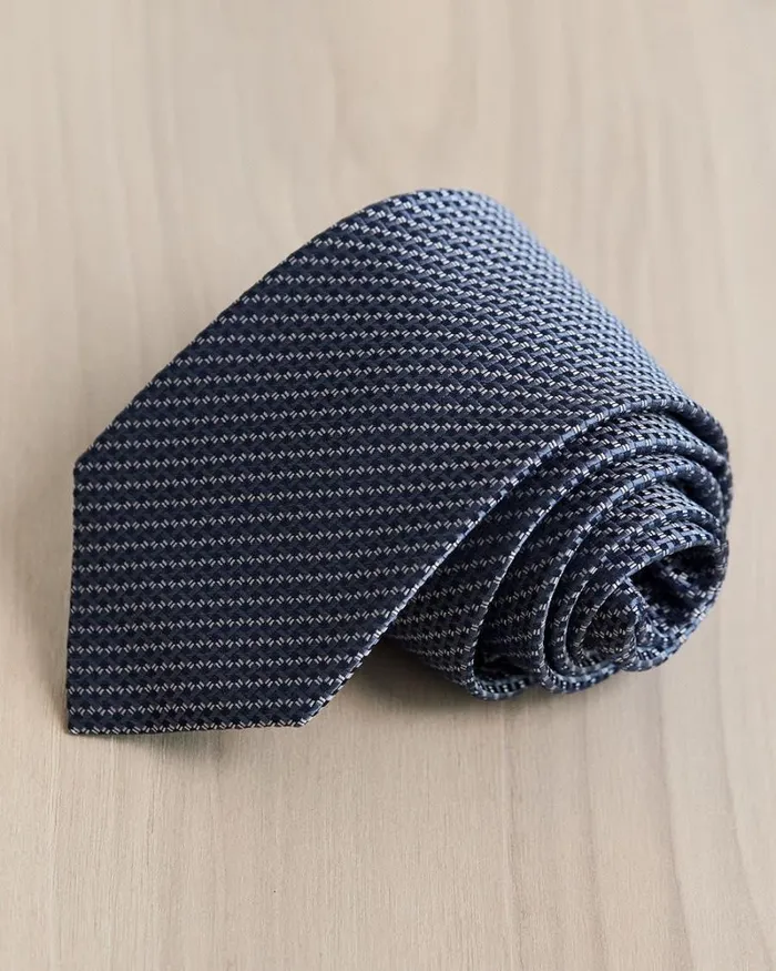 RWandCO Ties and Bow Ties Regular Navy Tie With Geometric Pattern Naval Academy 8211 Men RWandCO Ties and Bow Ties Regular Navy Tie With Geometric Pattern Naval Academy 8211 Men