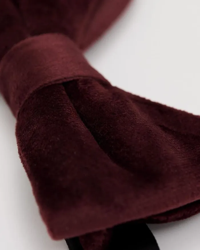 RWandCO Ties and Bow Ties Velvet Bow Tie Cognac 8211 Men RWandCO Ties and Bow Ties Velvet Bow Tie Cognac 8211 Men