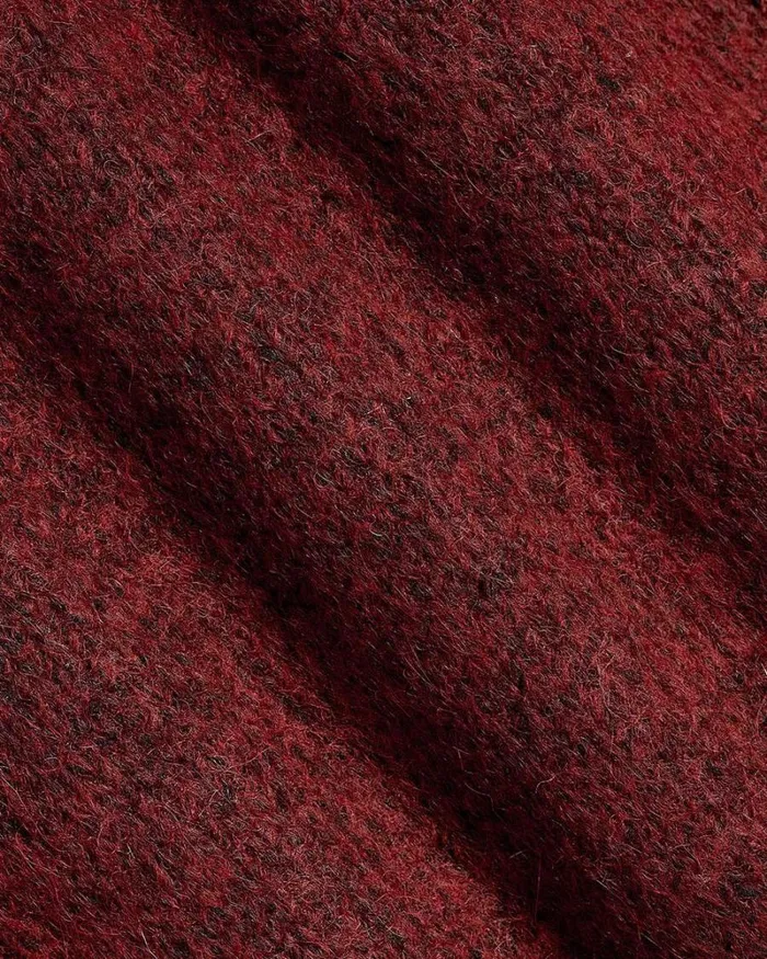 RWandCO Tops Chunky Turtleneck Sweater With Fair Isle Pattern Winery Multi 8211 Women RWandCO Tops Chunky Turtleneck Sweater With Fair Isle Pattern Winery Multi 8211 Women