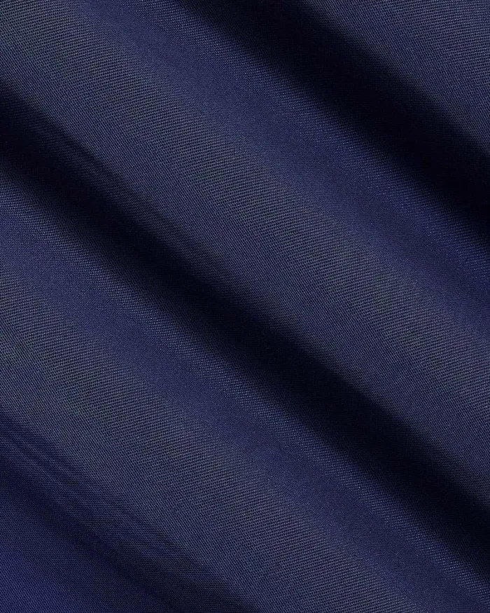 RWandCO Tops LongPuffySleeve ButtonedDown Satin Blouse Medieval Blue 8211 Women