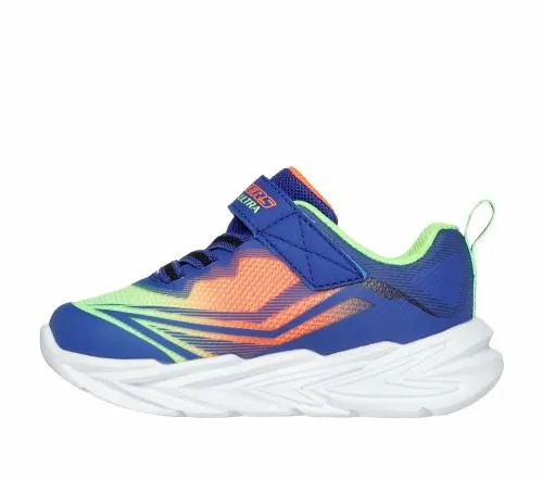 S Lights FlexGlowUltra Blue Multi Kids SKECHERS Toddlers UK Sizes 49