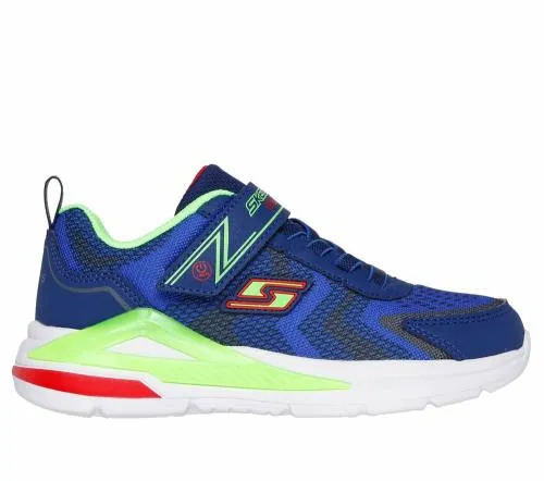 S Lights TriNamics Navy Lime Kids SKECHERS Big Kids UK Sizes 36
