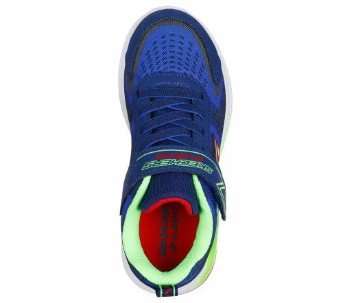 S Lights TriNamics Navy Lime Kids SKECHERS Big Kids UK Sizes 36
