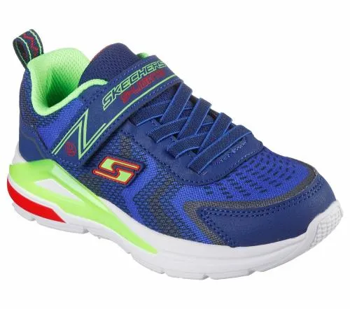 S Lights TriNamics Navy Lime Kids SKECHERS Big Kids UK Sizes 36
