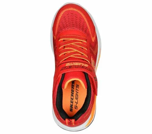 S Lights TriNamics Red Orange Kids SKECHERS Toddlers UK Sizes 49