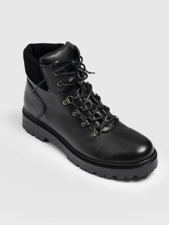 Saint And Sofia All Boots Women Finchley Hiking Boot 8211 Black Black