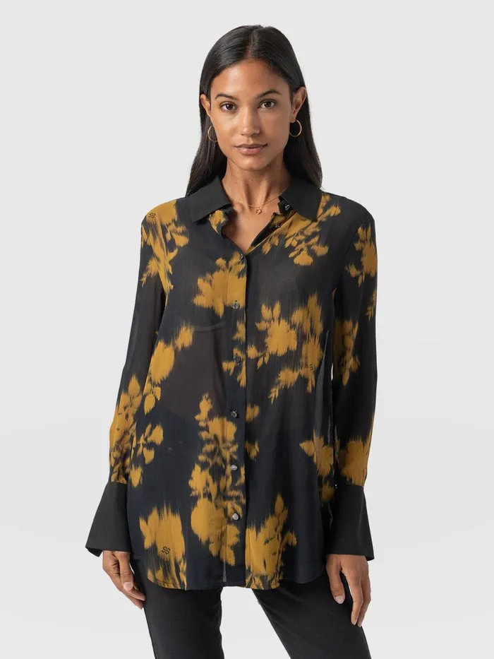 Saint And Sofia Blouses and Shirts Women Madison Shirt 8211 Yellow Fade Floral Yellow Fade Floral Saint And Sofia Blouses and Shirts Women Madison Shirt 8211 Yellow Fade Floral Yellow Fade Floral