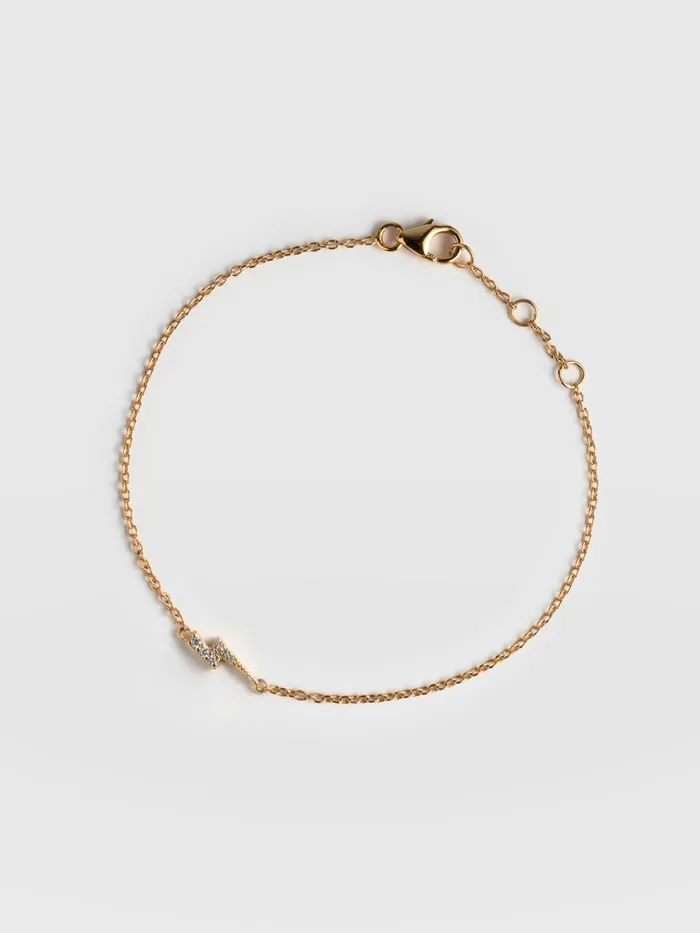 Saint And Sofia Bracelets Women Astral Lightning Bracelet 8211 Gold Gold