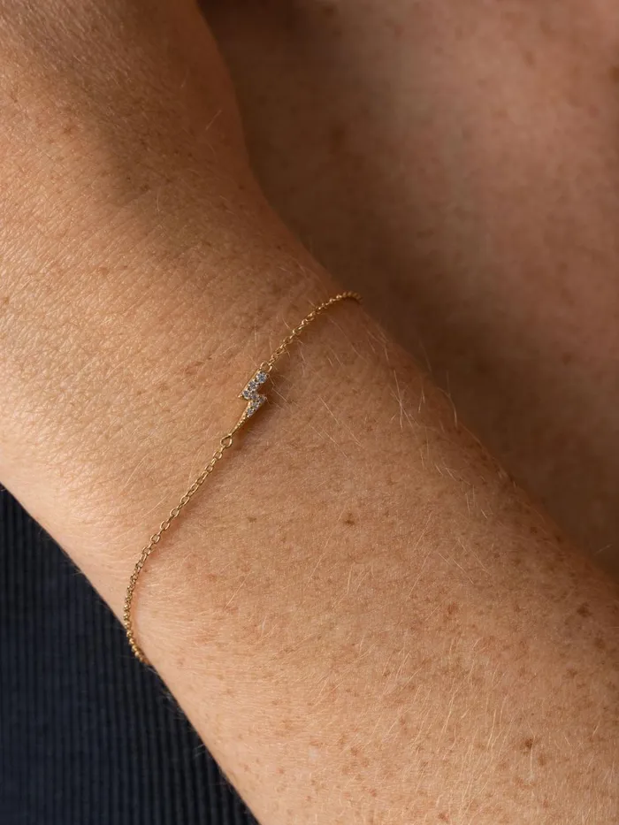 Saint And Sofia Bracelets Women Astral Lightning Bracelet 8211 Gold Gold