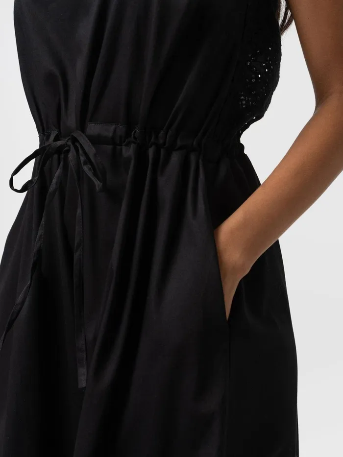 Saint And Sofia Dresses Women Kara Dress 8211 Black Broderie Black Broderie