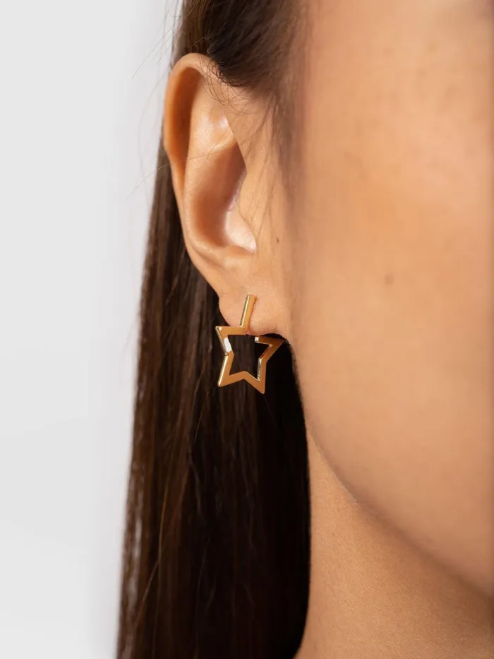 Saint And Sofia Gold Jewelry Women Star Earrings H5 123034gt 84