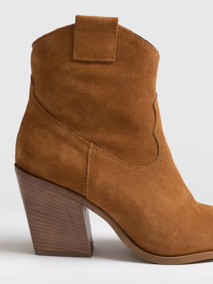 Saint And Sofia Leather Women Dallas Mid Boot 8211 Tan Tan