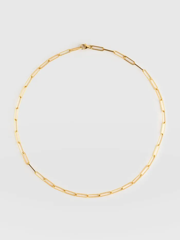 Saint And Sofia Necklaces Women Link Chain Necklace 8211 Gold Gold
