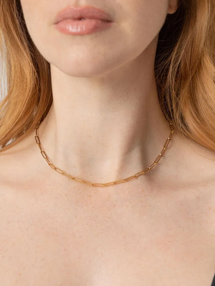 Saint And Sofia Necklaces Women Link Chain Necklace 8211 Gold Gold