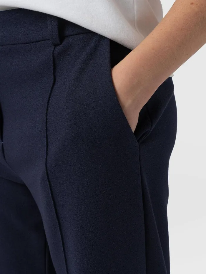 Saint And Sofia Pants Women Cambridge Tailored Wide Leg Pant 8211 Navy Navy