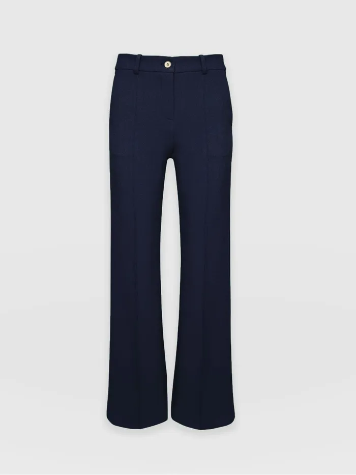 Saint And Sofia Pants Women Cambridge Tailored Wide Leg Pant 8211 Navy Navy