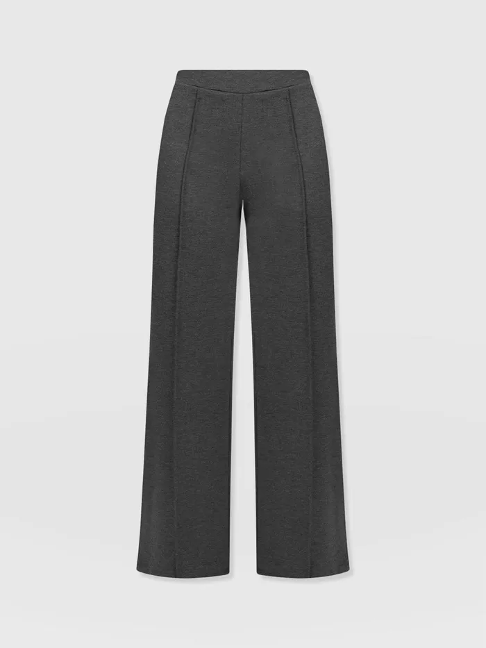 Saint And Sofia Pants Women Keller Wide Leg Pant 8211 Charcoal Charcoal