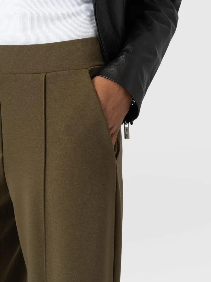 Saint And Sofia Pants Women Keller Wide Leg Pant 8211 Khaki Khaki