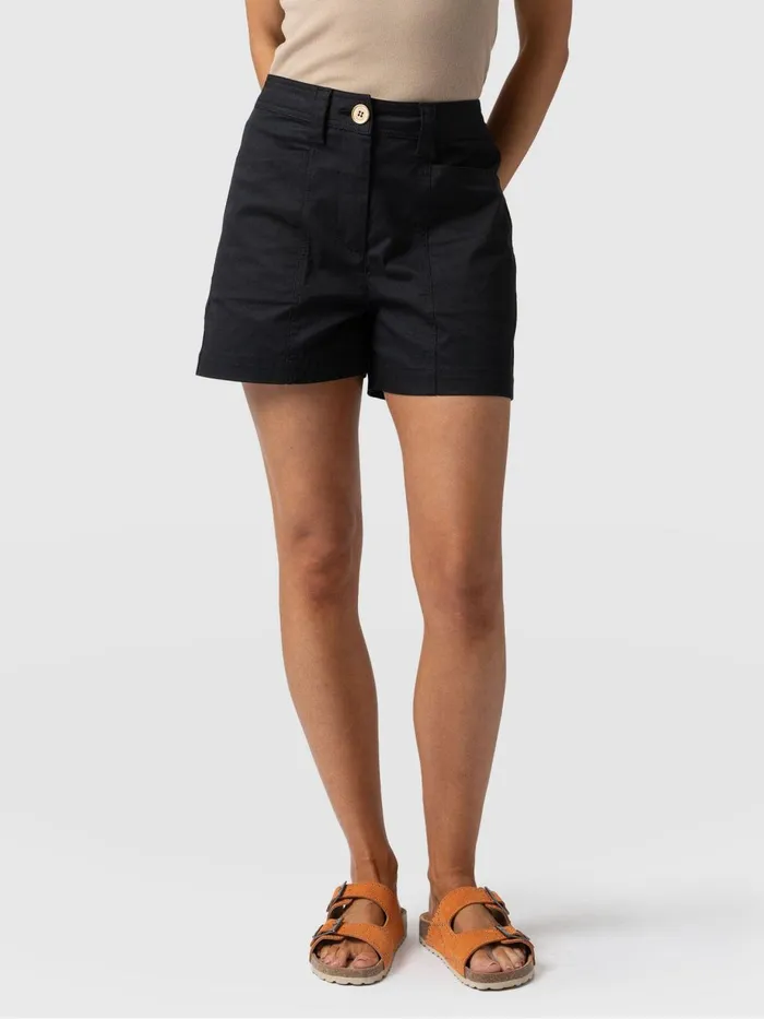 Saint And Sofia Shorts Women Cargo Short 8211 Black Black