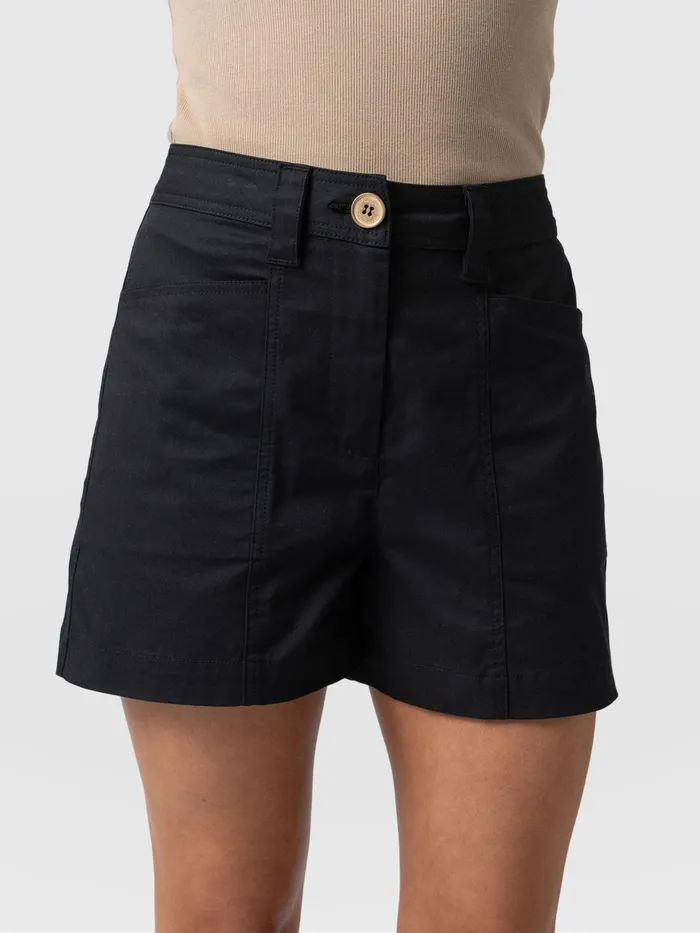 Saint And Sofia Shorts Women Cargo Short 8211 Black Black