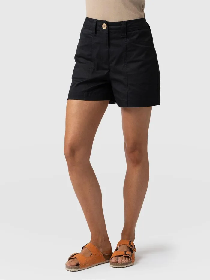 Saint And Sofia Shorts Women Cargo Short 8211 Black Black