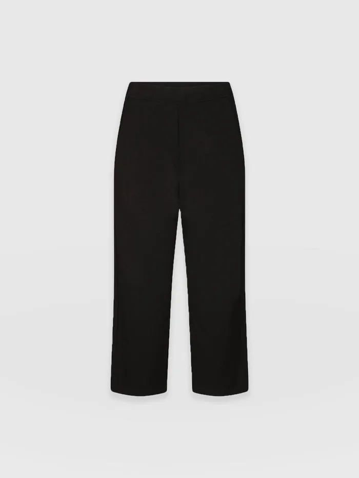 Saint And Sofia Shorts Women City Culotte 8211 Black Pleats Black Pleats