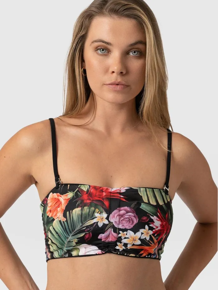 Saint And Sofia Swimwear Women Halina Bikini Top 8211 Tropics Tropics
