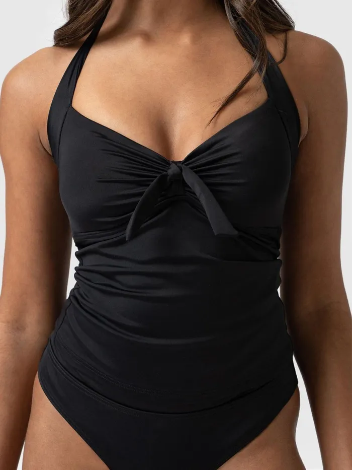 Saint And Sofia Swimwear Women Sol Tankini Top 8211 Black Black