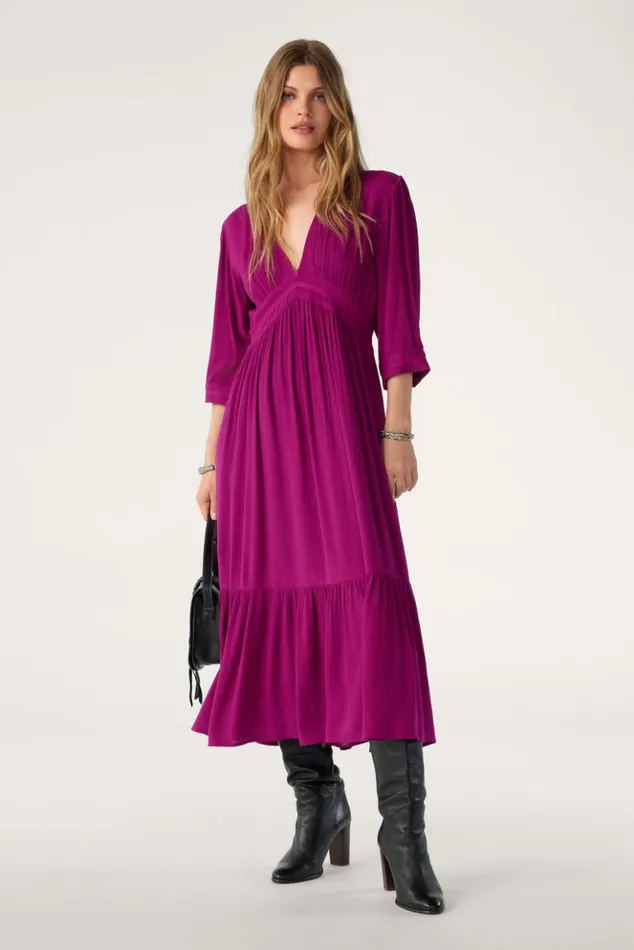 SaturneMidi Dress Clothing Baandsh Dresses