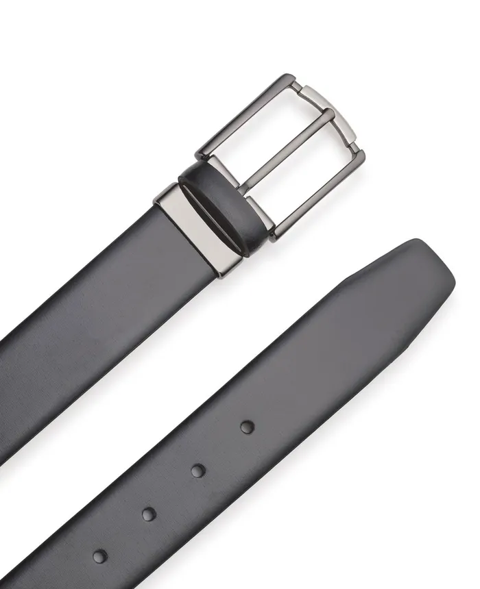 Savile Row Company Black Leather Dress Belt Men Belts And Braces