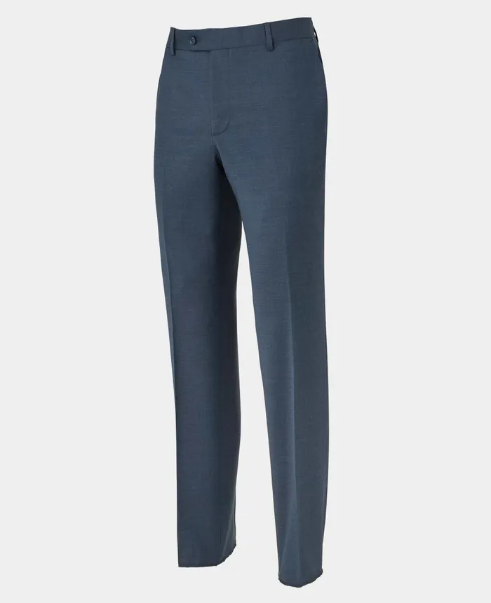 Savile Row Company Dark Blue WoolBlend Tailored Suit Trousers Men Suit Trousers Savile Row Company Dark Blue WoolBlend Tailored Suit Trousers Men Suit Trousers