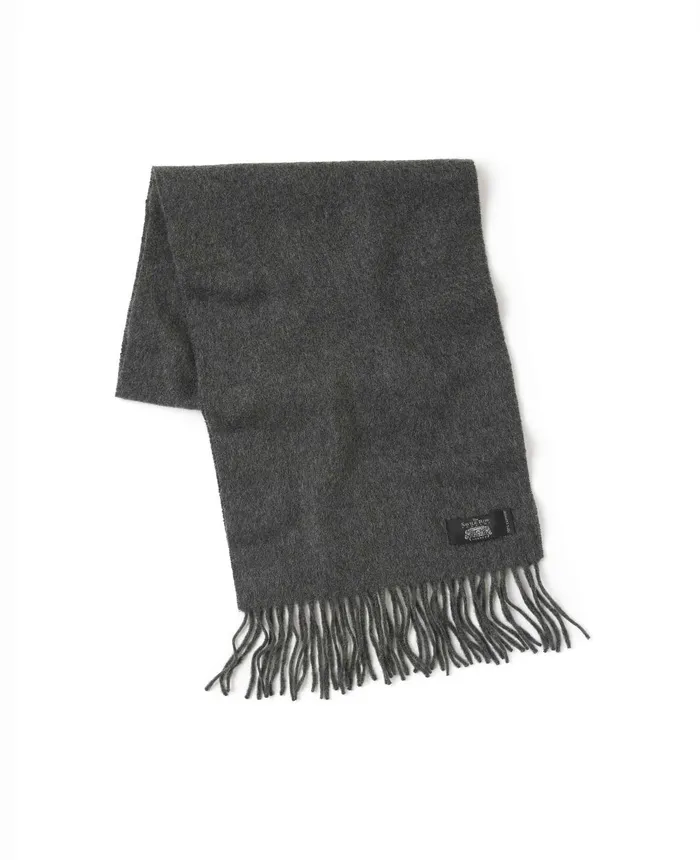Savile Row Company Dark Grey Marl Cashmere Scarf Msf903dgy Men Scarves