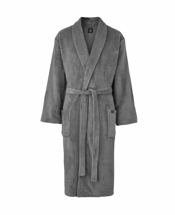 Savile Row Company Grey Fleece Dressing Gown Grey Fleece Men Dressing Gowns and Robes Savile Row Company Grey Fleece Dressing Gown Grey Fleece Men Dressing Gowns and Robes