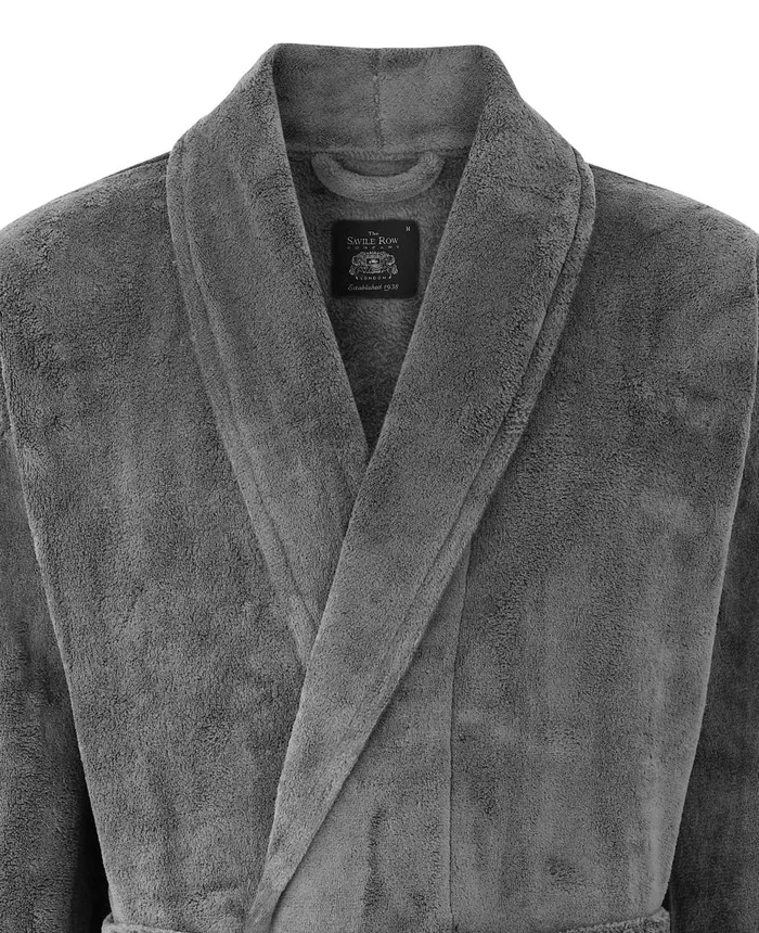 Savile Row Company Grey Fleece Dressing Gown Grey Fleece Men Dressing Gowns and Robes Savile Row Company Grey Fleece Dressing Gown Grey Fleece Men Dressing Gowns and Robes