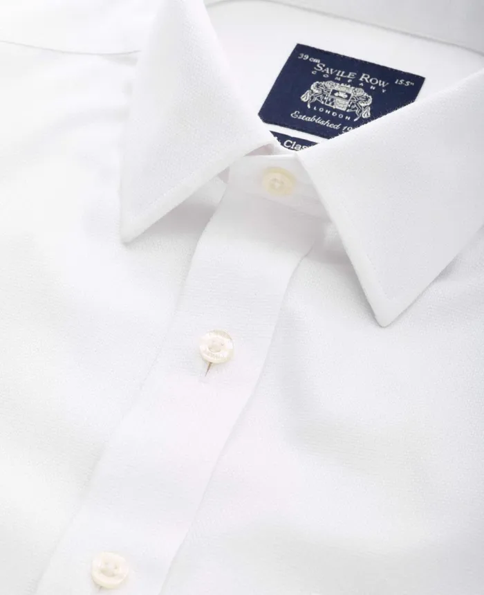 Savile Row Company White Cotton Classic Fit NonIron Shirt 8211 Single Cuff White Men Formal Shirts Savile Row Company White Cotton Classic Fit NonIron Shirt 8211 Single Cuff White Men Formal Shirts