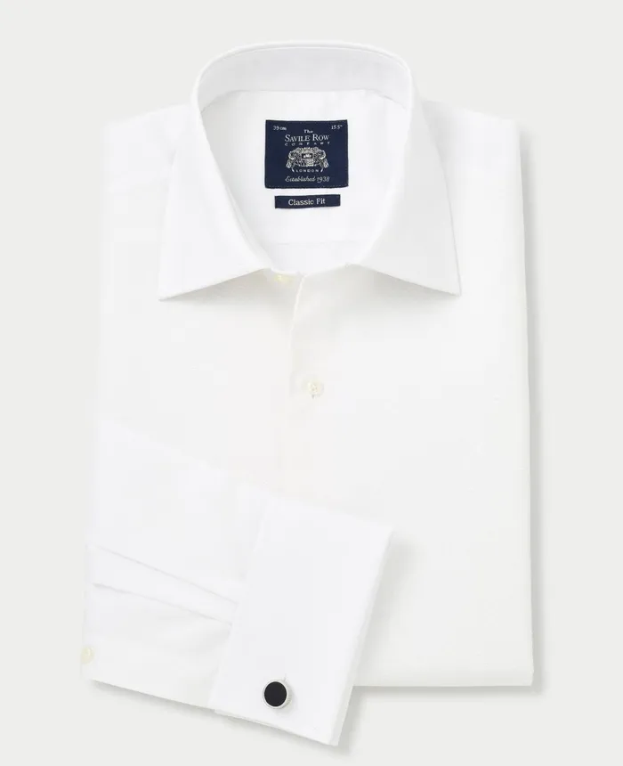 Savile Row Company White Marcella Bib Front Classic Fit Dress Formal Shirt 8211 Double Cuff Men Formal Shirts Savile Row Company White Marcella Bib Front Classic Fit Dress Formal Shirt 8211 Double Cuff Men Formal Shirts