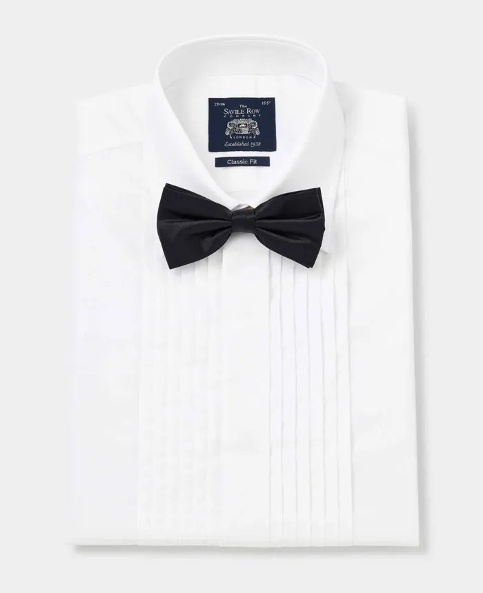 Savile Row Company White Pleated Front Classic Fit Dress Formal Shirt 8211 Double Cuff White Pleated Men Formal Shirts Savile Row Company White Pleated Front Classic Fit Dress Formal Shirt 8211 Double Cuff White Pleated Men Formal Shirts