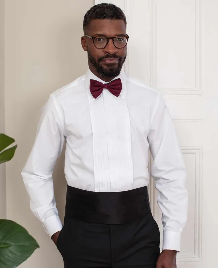 Savile Row Company White Pleated Front Classic Fit Dress Formal Shirt 8211 Double Cuff White Pleated Men Formal Shirts Savile Row Company White Pleated Front Classic Fit Dress Formal Shirt 8211 Double Cuff White Pleated Men Formal Shirts