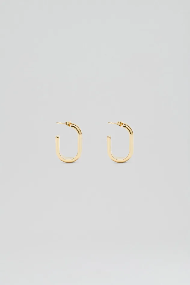 Scanlan Theodore ROLO HOOP EARRINGS LIGHTGOLD Women Jewelry Scanlan Theodore ROLO HOOP EARRINGS LIGHTGOLD Women Jewelry
