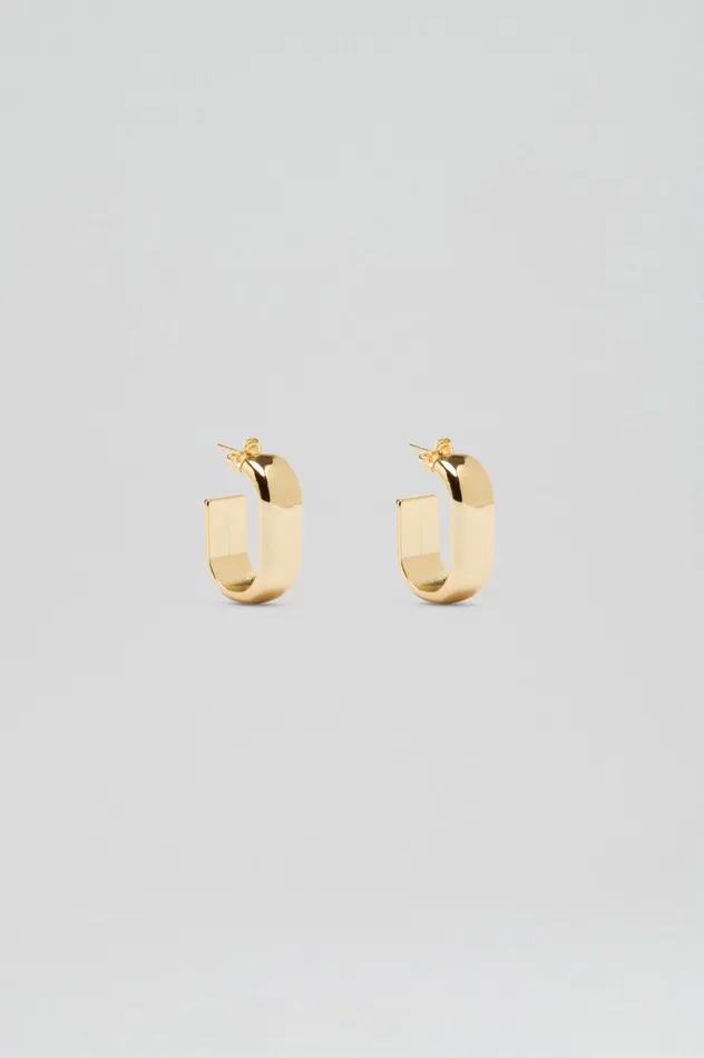 Scanlan Theodore ROLO HOOP EARRINGS LIGHTGOLD Women Jewelry Scanlan Theodore ROLO HOOP EARRINGS LIGHTGOLD Women Jewelry
